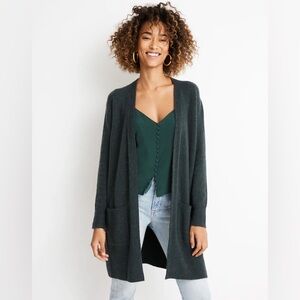 Madewell Kent Cardigan Sweater Coziest Yarn Heather Amazon Wool Alpaca Blend XS